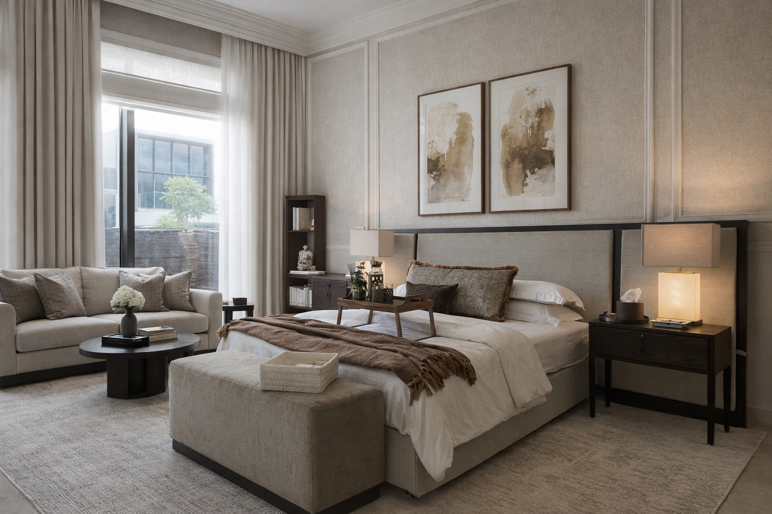 A modern interior space with clean lines and natural light.